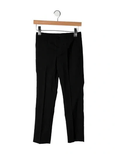 Pre-owned Dolce & Gabbana Kids' Solid Dress Pants In Black