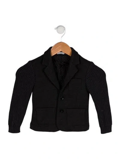 Pre-owned Dolce & Gabbana Babies' Solid Jacket In Gray
