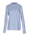Dolce & Gabbana Solid Long Sleeve Shirt In Blue