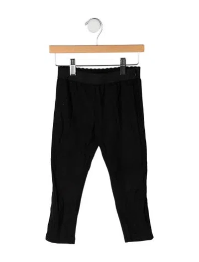 Pre-owned Dolce & Gabbana Babies' Solid Skinny Leg Pants In Black