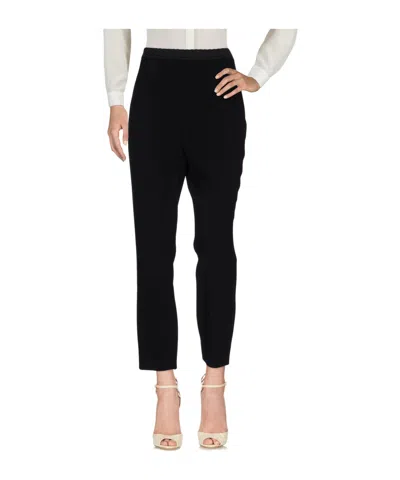 Dolce & Gabbana Solid-color Casual Pants In Black