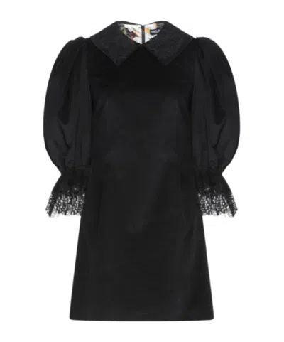 Dolce & Gabbana Solidcolor Corduroy Dress In Black
