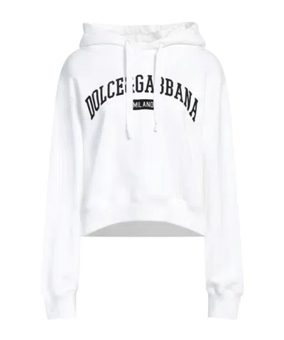Dolce & Gabbana Solid-color Hoodie In White