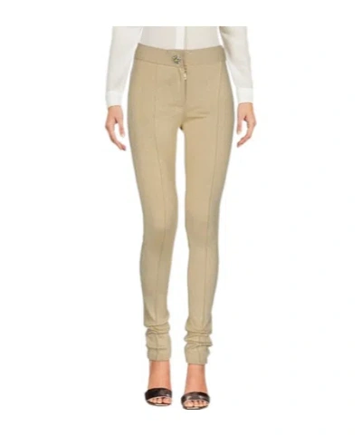 Dolce & Gabbana Solid-color Knitted Casual Pants In Neutral