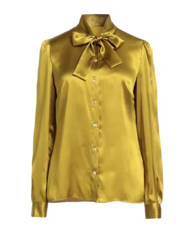 Dolce & Gabbana Solidcolor Long Sleeves Shirt In Gray