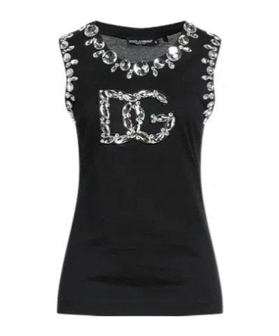 Dolce & Gabbana Solid-color T-shirt In Black