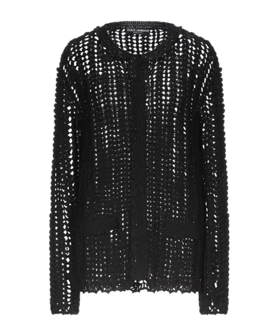 Dolce & Gabbana Solid-color Wool Knitwear In Multi