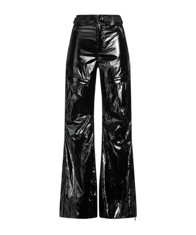 Dolce & Gabbana Solid-colored Flared Pants In Multi