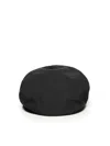 Dolce & Gabbana Black Cotton Newsboy Capello Cabbie Hat In Black