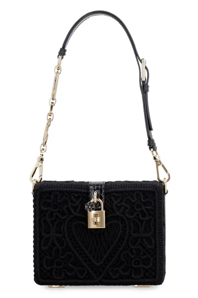 DOLCE & GABBANA SOPHISTICATED BLACK BORSA A MANO FOR WOMEN