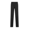 Dolce & Gabbana Elegantly Tailored Wool Blend Pants For Women In Black
