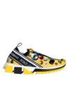 Dolce & Gabbana Sorrento Crystals Sneakers Womens Shoes In Multi