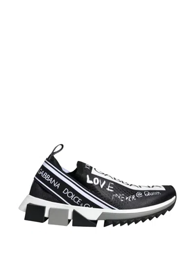 Dolce & Gabbana Sorrento Logo-print Sneakers In Animal Print