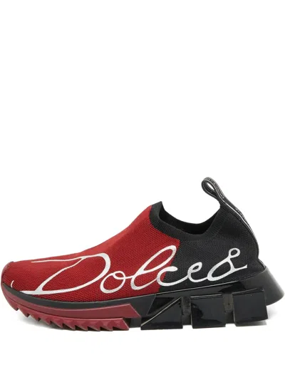Pre-owned Dolce & Gabbana Sorrento Slip-on Sneakers