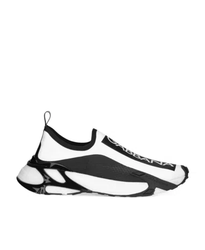 DOLCE & GABBANA DOLCE  GABBANA SORRENTO STRETCH MESHED SNEAKERS