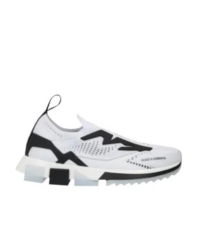 Dolce & Gabbana Sorrento Slip-on Sneakers In White