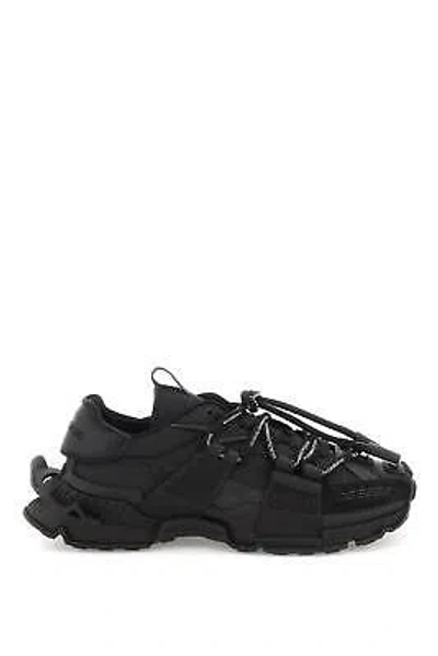 Pre-owned Dolce & Gabbana 'space' Sneakers In Nero Nero (black)