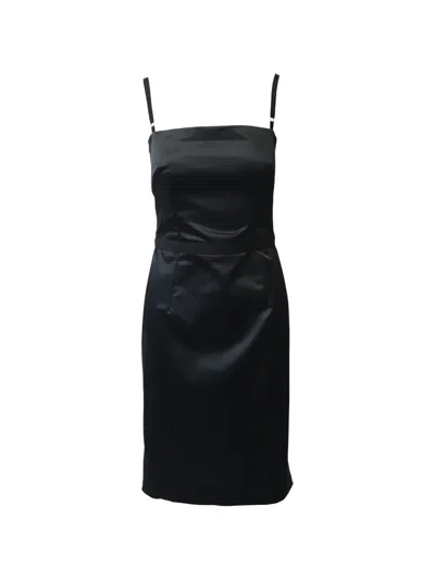 Pre-owned Dolce & Gabbana Spaghetti-strap Dress In Black