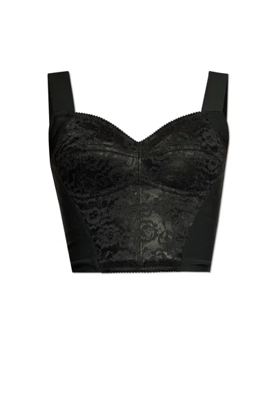 Dolce & Gabbana Spaghetti Strap Top In Multi