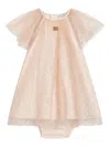 Dolce & Gabbana Sparkly Tulle Dress In Pink