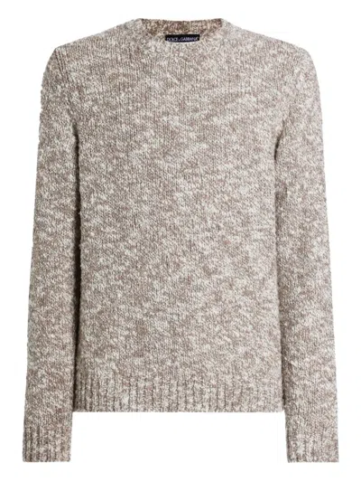 DOLCE & GABBANA SPECKLED KNIT SWEATER