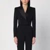 Dolce & Gabbana Spencer Black Wool Gabardine Tuxedo In Black