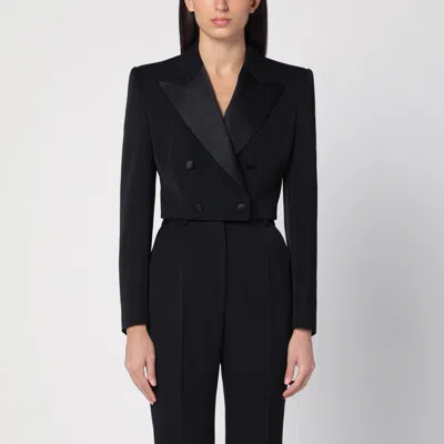 Dolce & Gabbana Spencer Black Wool Gabardine Tuxedo