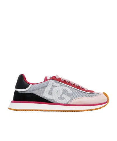Dolce & Gabbana Splicing Low-cut Casual Shoes In White