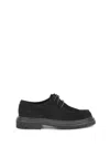 Dolce & Gabbana Polished Derby Shoes In Calf Leather In Black