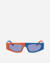 Dolce & Gabbana Sport Sunglasses In Orange / Blue