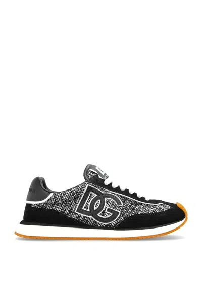 Dolce & Gabbana Sports Shoes Dg Cushion In Black