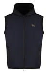 Dolce & Gabbana Sporty Vest With Zipper In Blue