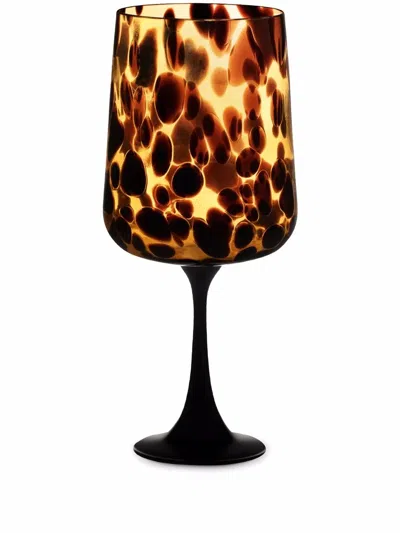 DOLCE & GABBANA SPOTTED HAND-BLOWN MURANO COCKTAIL GLASS