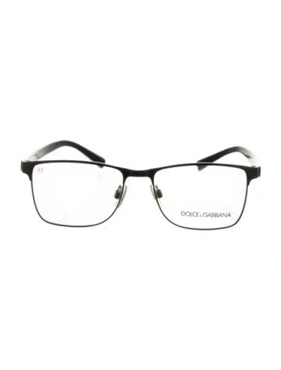 Pre-owned Dolce & Gabbana Square Eyeglasses In Blue