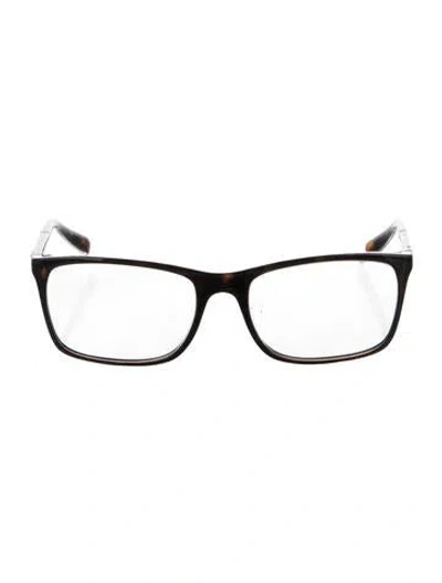 Pre-owned Dolce & Gabbana Square Eyeglasses In Brown