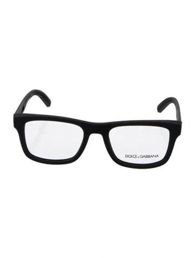 Pre-owned Dolce & Gabbana Square Eyeglasses In Gray