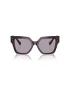 Dolce & Gabbana Square Faceted Sunglasses With Refined Pin Details