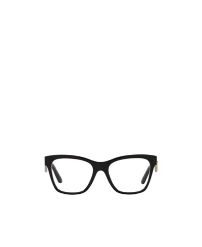 Dolce & Gabbana Square-frame Clear-lenses Glasses In 501 Black