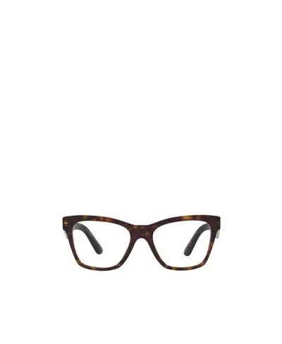 Dolce & Gabbana Square-frame Clear-lenses Glasses In Black