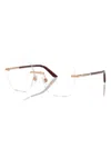 Dolce & Gabbana Square-frame Glasses In Multi