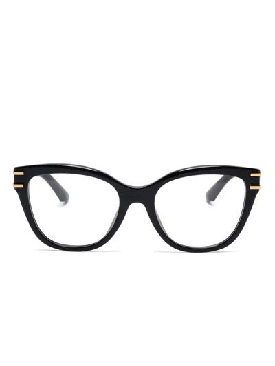 Dolce & Gabbana Square-frame Glasses In Black