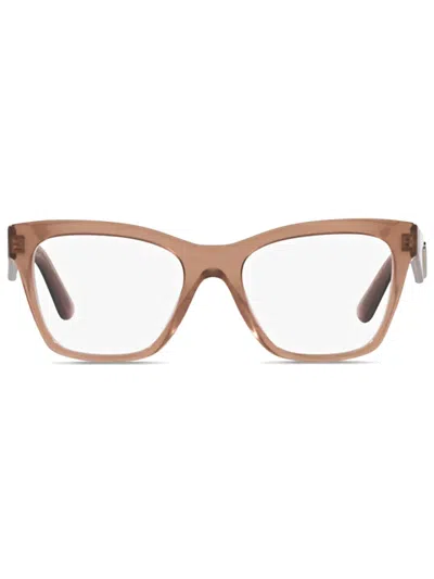 DOLCE & GABBANA SQUARE-FRAME GLASSES