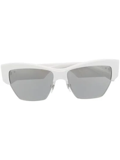 Dolce & Gabbana Logo-plaque Sunglasses In White