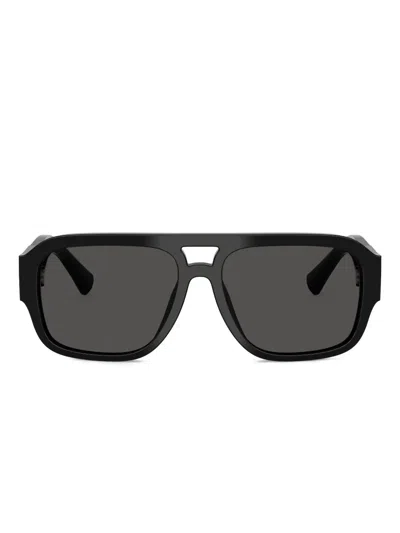 Dolce & Gabbana Sonnenbrille Mit Eckigem Gestell In Black