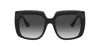 Dolce & Gabbana Womens Black Dg4414 Square-frame Acetate Sunglasses In 501/8g