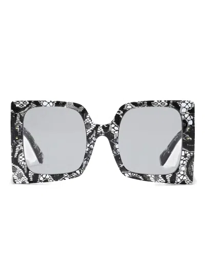 Dolce & Gabbana Square-frame Sunglasses In Black