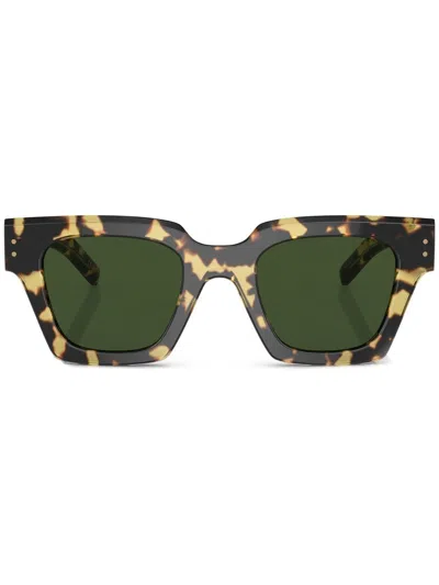 Dolce & Gabbana Square-frame Sunglasses In Brown