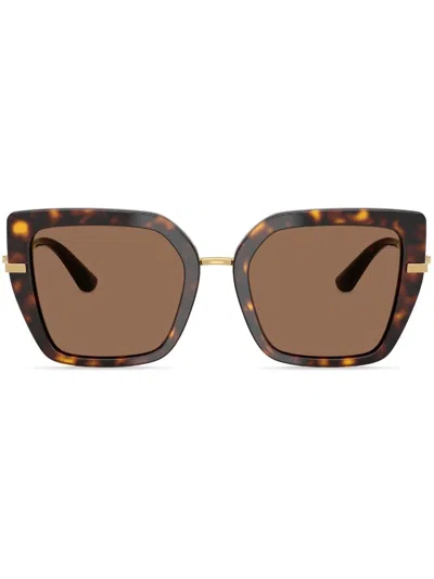 DOLCE & GABBANA SQUARE-FRAME SUNGLASSES