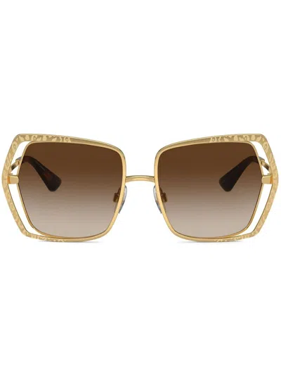 DOLCE & GABBANA SQUARE FRAME SUNGLASSES