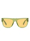 Dolce & Gabbana Square-frame Sunglasses In Green